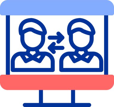 İnsan simgesinin vektör illüstrasyonu