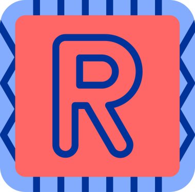 Alfabe. Vektör simgesi. vektör illüstrasyonu