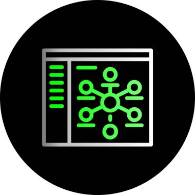 seo modern simgesinin vektör illüstrasyonu