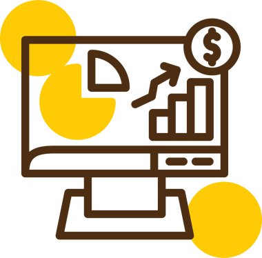 iş simgesi ve vektör illüstrasyonu beyaz arkaplanda izole edildi