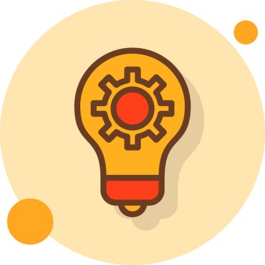 fikir web simgesi, vektör çizim