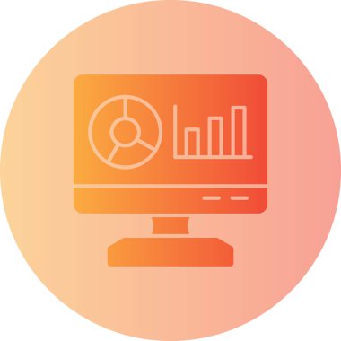 Seo simgesinin vektör illüstrasyonu