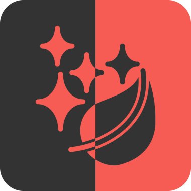 Basit vektör simgesi, yıldız çizimi