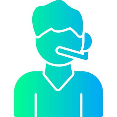 Adamım. Web simgesi basit illüstrasyon