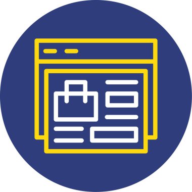 seo modern simgesinin vektör illüstrasyonu