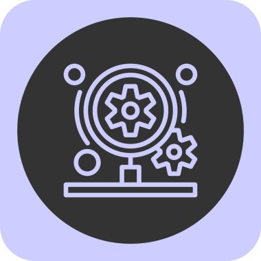 seo modern simgesinin vektör illüstrasyonu