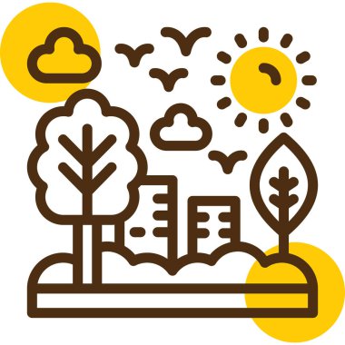 Hava durumu simgesi, vektör illüstrasyonu