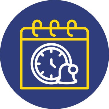 Kolayca düzenleyebilen veya düzenleyebilen Saat Vektörü simgesi