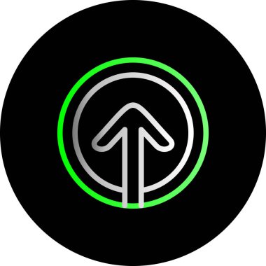 Modern ağaç simgesinin vektör illüstrasyonu