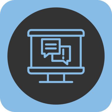 Dizüstü bilgisayar simgesi vektör çizimi