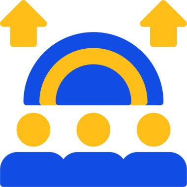 İnsan simgesinin vektör illüstrasyonu