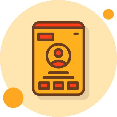 - Telefon. Web simgesi basit illüstrasyon