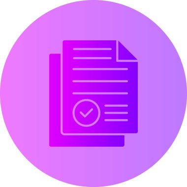 Kontrol listesi simgesi, vektör illüstrasyon tasarımı