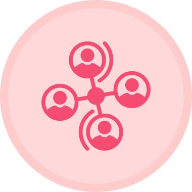 şebeke. Web simgesi basit illüstrasyon