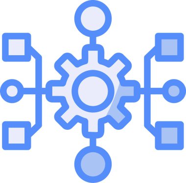 iş vitesi simgesi tam taslak biçimi