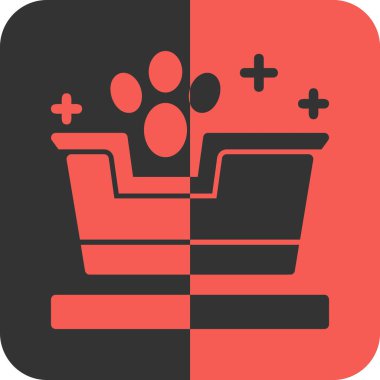 evcil hayvan dükkanı simgesi, vektör illüstrasyonu