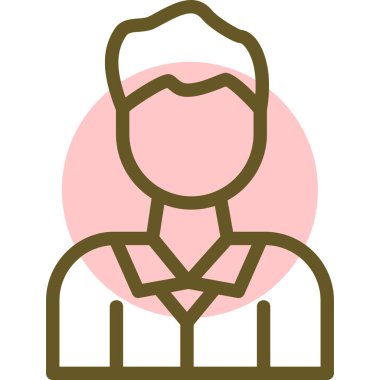 İnsan simgesinin vektör illüstrasyonu