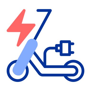 Elektrik prizi simgesi. Web izolasyonu için dolgu vektör simgelerinin özet çizimi