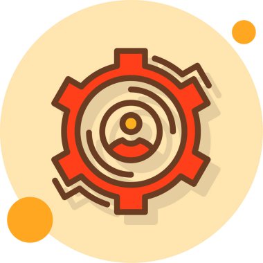 Teçhizat Web simgesi basit illüstrasyon