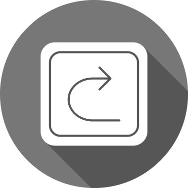 CW simgesini döndür. vektör illüstrasyonu