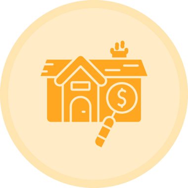 Ev. Web simgesi basit illüstrasyon