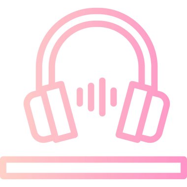 Müzik. Web simgesi basit tasarım