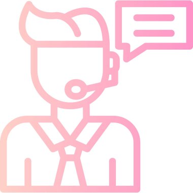 Konuş. Web simgesi basit illüstrasyon