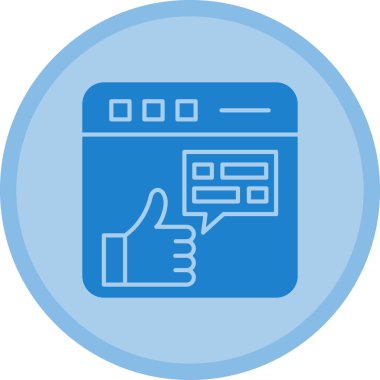 Modern simgenin vektör illüstrasyonu