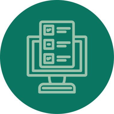 seo modern simgesinin vektör illüstrasyonu