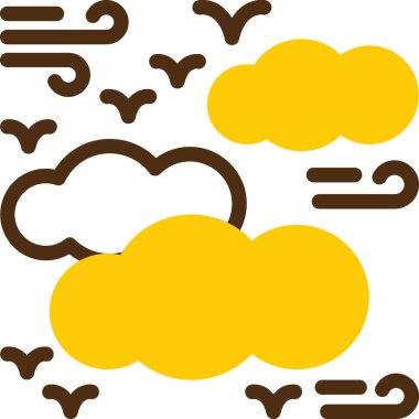 bulut simgesi, vektör illüstrasyonu