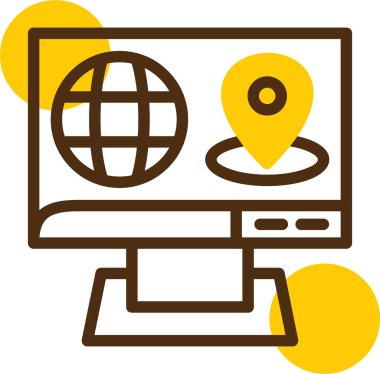 seo modern simgesinin vektör illüstrasyonu