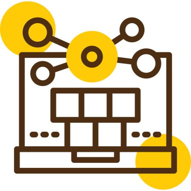 seo modern simgesinin vektör illüstrasyonu