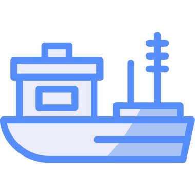 tekne simgesi, vektör illüstrasyonu