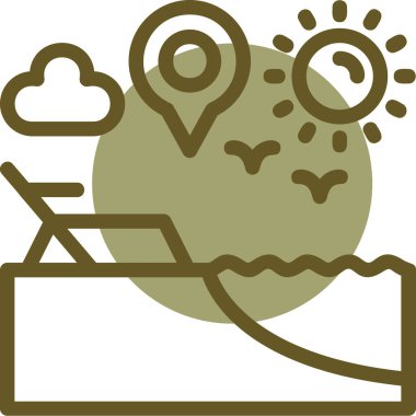 Çizgi film simgesinin vektör çizimi