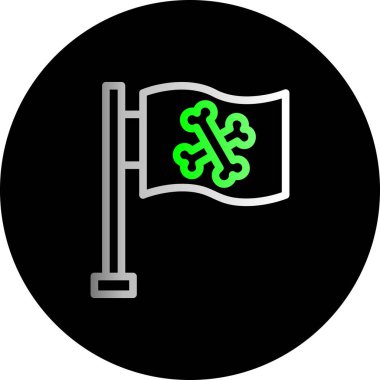 Projeniz için vektör bayrağı simgesi