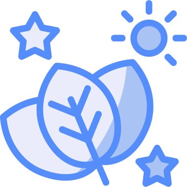 Bitki. Web simgesi basit illüstrasyon