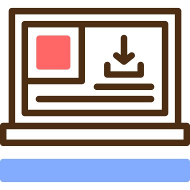 bilgisayar simgesi vektör illüstrasyonu