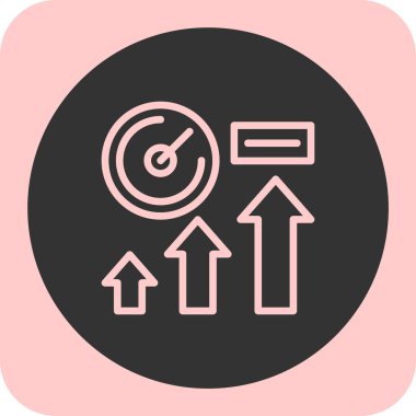 ok simgesi vektör illüstrasyonu