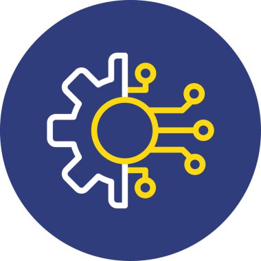 dişli simgesi vektör illüstrasyonu