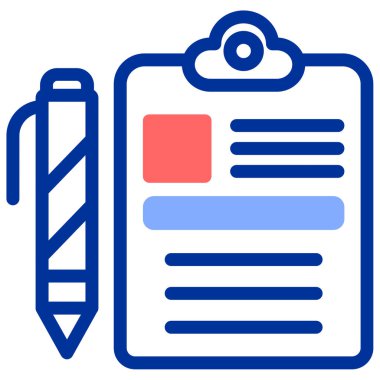 Belge. Web simgesi basit illüstrasyon