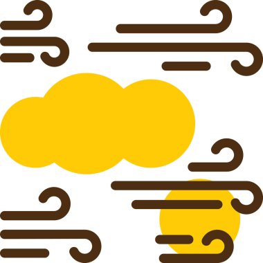 Bulut simgesi. Vektör illüstrasyonu