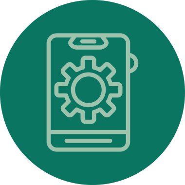 Vektör Mobil simge illüstrasyonu