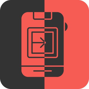 Basit girdi vektör simgesi