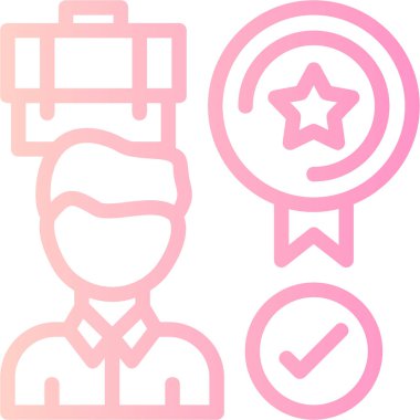 görev simgesi vektör illüstrasyonu