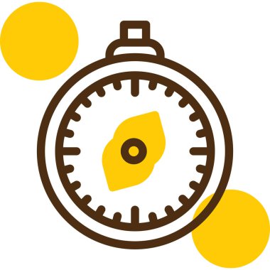 Pusula. Web simgesi basit illüstrasyon