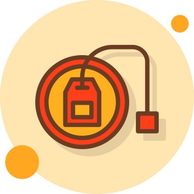 Çanta. Web simgesi basit illüstrasyon