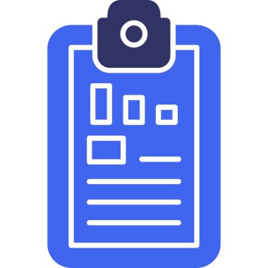 belge ikonu vektör illüstrasyonu. Basit tasarım