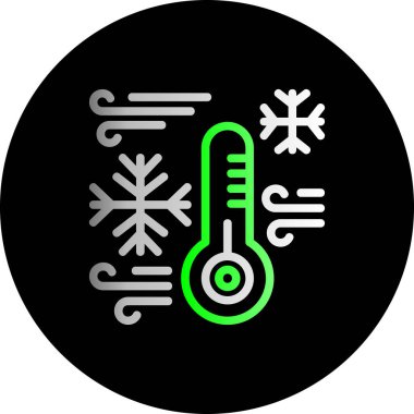 termometre simgesi, vektör illüstrasyonu