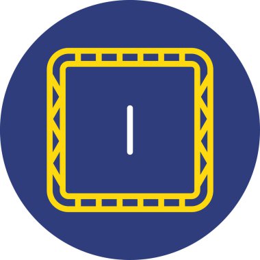 Modern b 'nin vektör illüstrasyonu eksik simgesi