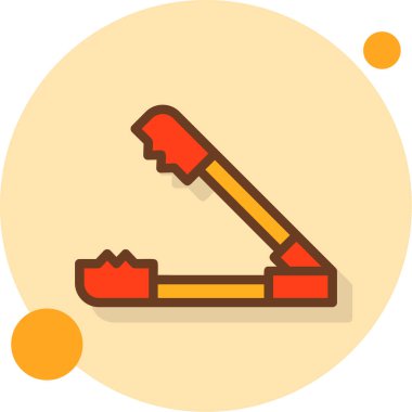 Yapı ve onarım simgesinin vektör illüstrasyonu